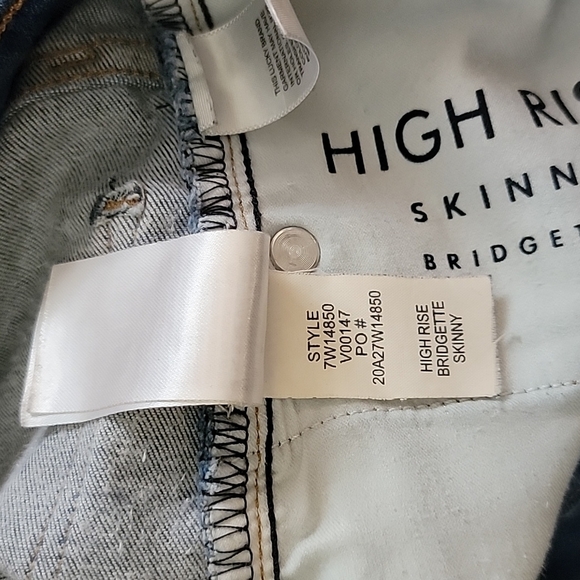 Lucky Brand BRIDGETTE Hi-Rise Skinny 00/24x26 Blue - Picture 5 of 7